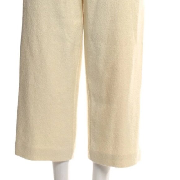 NWOT Reformation Wide Leg Ivory Black Pockets Pants XS $400 - Picture 4 of 4